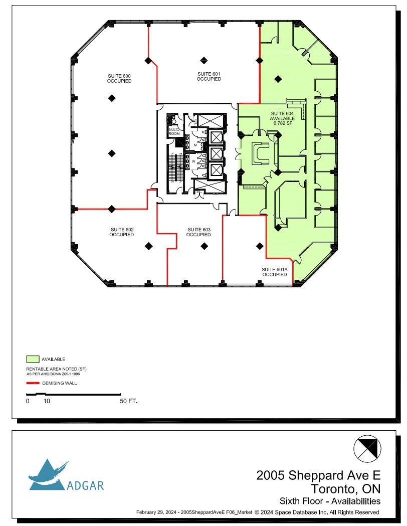 2001 Sheppard Ave E, Toronto, ON à louer Plan d’étage– Image 1 sur 1
