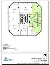 2001 Sheppard Ave E, Toronto, ON à louer Plan d’étage– Image 1 sur 1