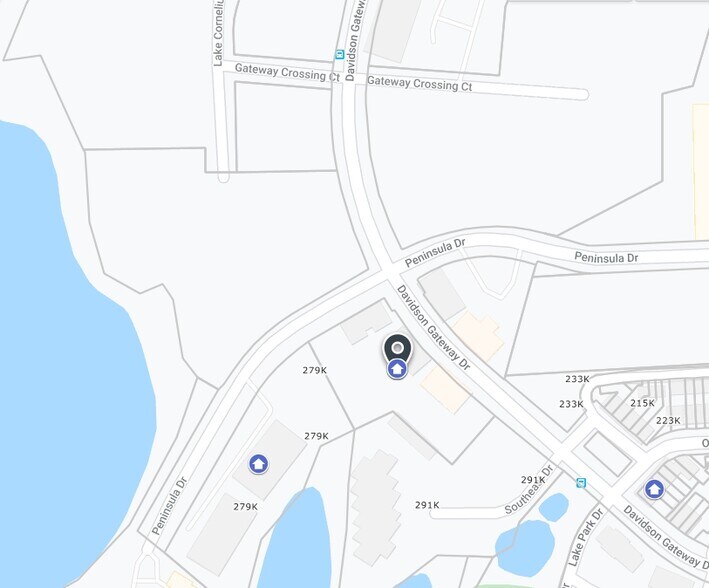 705-711 Peninsula Dr, Davidson, NC à vendre - Plan cadastral – Image 2 sur 2