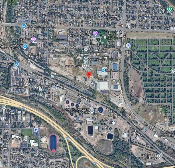 1170 Transit Dr, Colorado Springs, CO à louer - Aérien – Image 2 sur 2