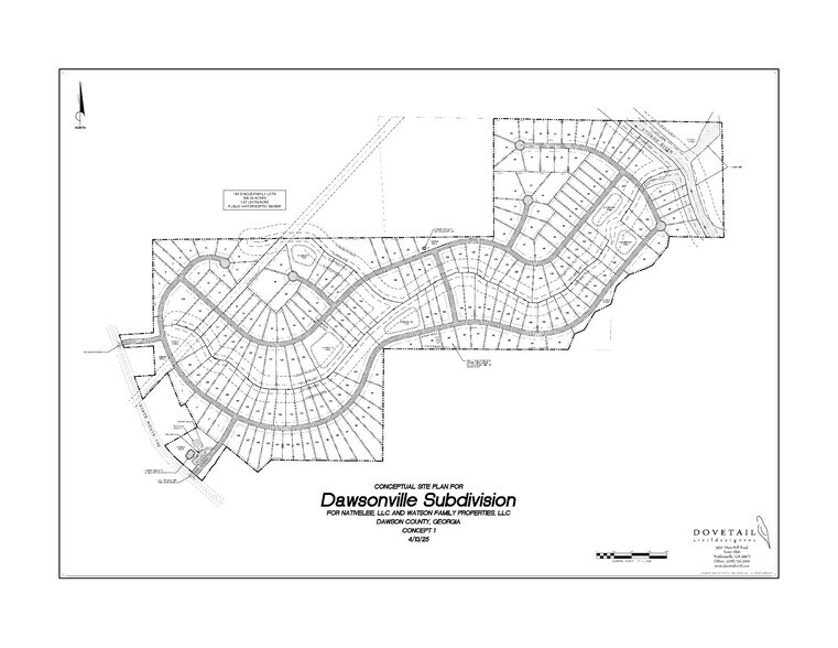 Georgia 136, Dawsonville, GA à vendre - Plan de site – Image 1 sur 1