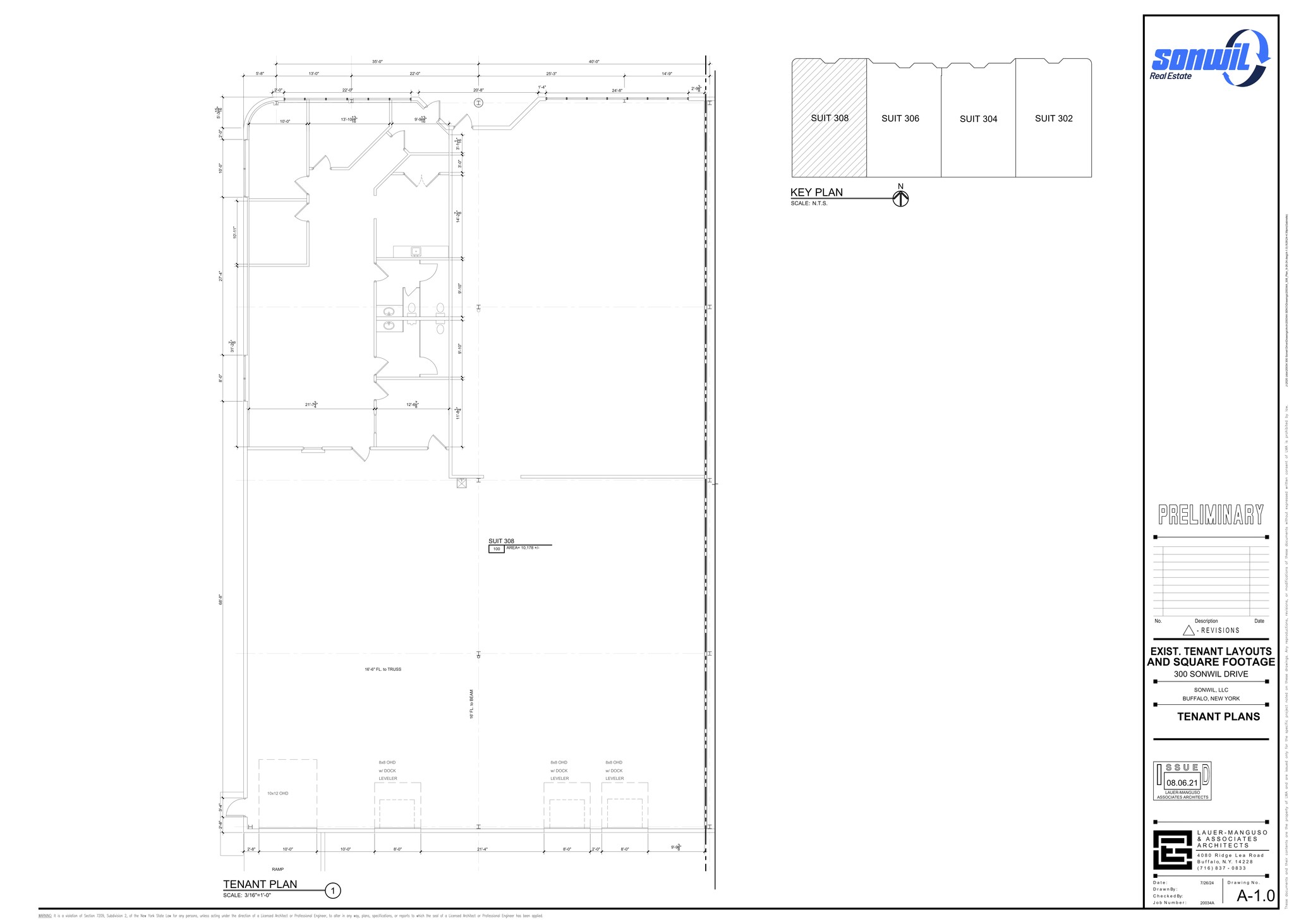 300 Sonwil Dr, Buffalo, NY à louer Plan de site– Image 1 sur 1