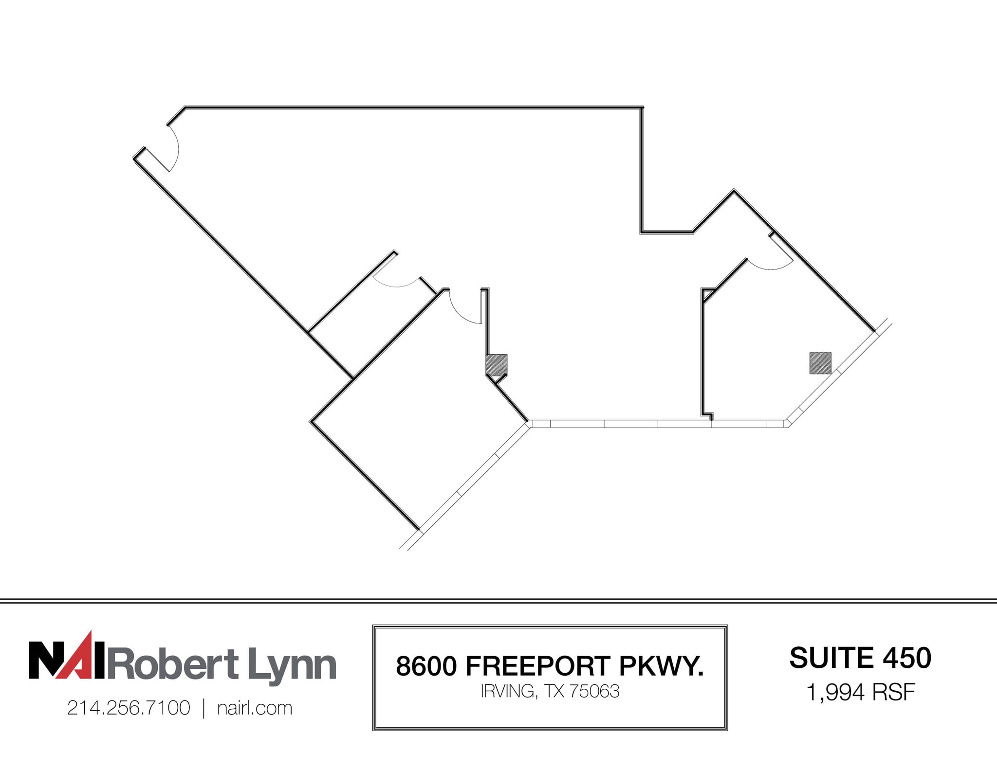 8600 Freeport Pky, Irving, TX à louer Plan d’étage– Image 1 sur 1