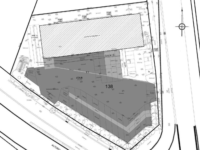 Bureau dans Villeneuve-la-Garenne à louer - Plan de site – Image 3 sur 5
