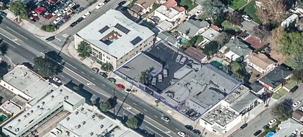 1607-1619 1/2 Victory Blvd, Glendale, CA - VUE AÉRIENNE  vue de carte
