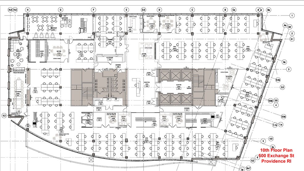 500 Exchange St, Providence, RI à louer - Plan d’étage – Image 2 sur 14
