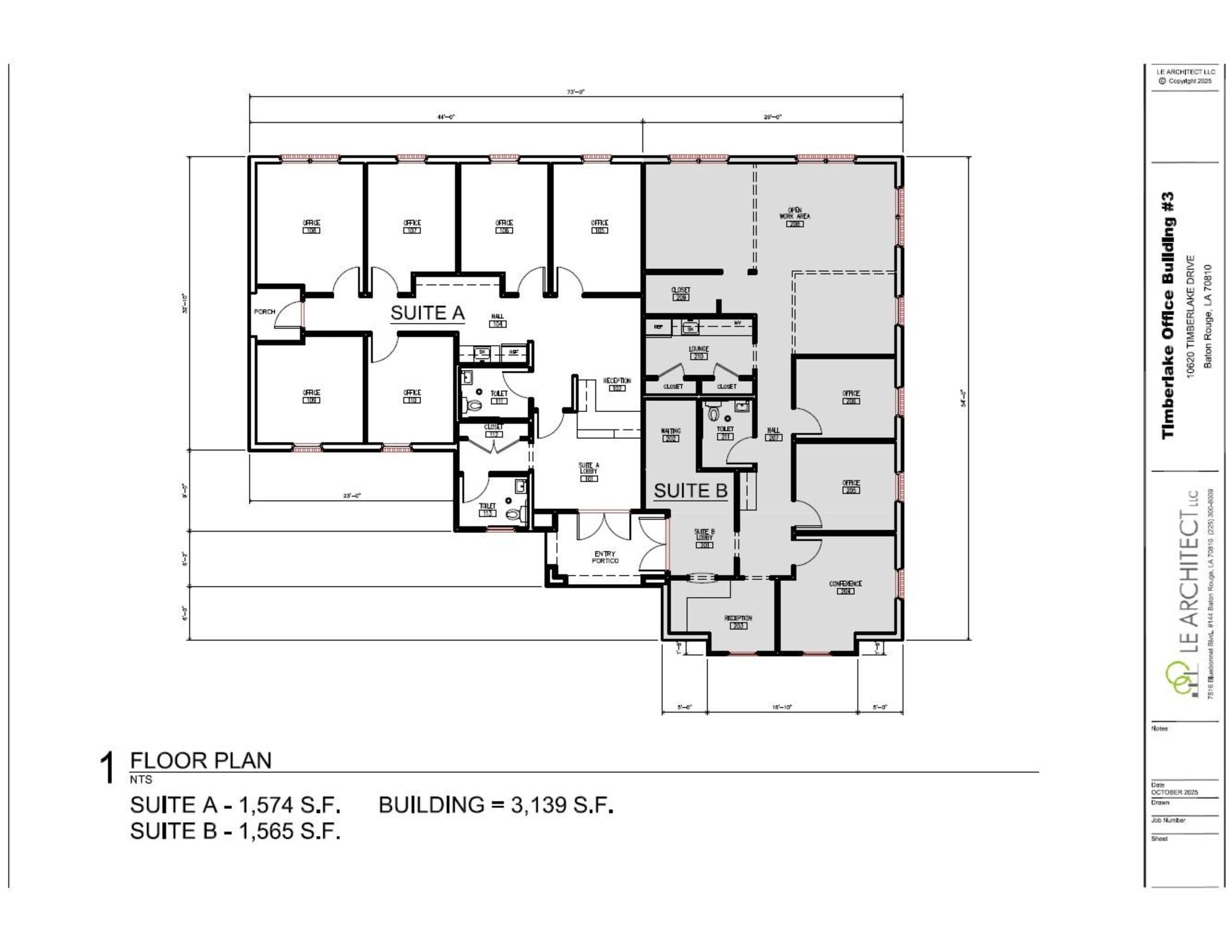 10620 Timberlake Ave, Baton Rouge, LA à louer Plan de site– Image 1 sur 9