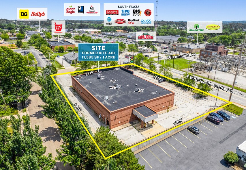 325 E Waterloo Rd, Akron, OH à louer - Aérien – Image 3 sur 4