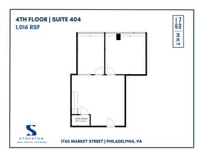 1760 Market St, Philadelphia, PA à louer Plan d’étage– Image 1 sur 1