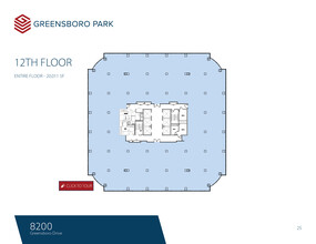 8180-8200 Greensboro Dr, McLean, VA à louer Plan d’étage– Image 1 sur 1