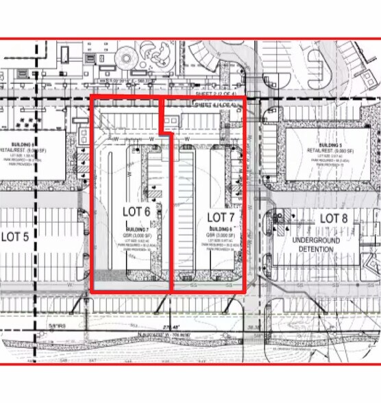 SEQ FM-423 & Lone Star Ranch Pky, Frisco, TX à vendre - Plan de site – Image 3 sur 3