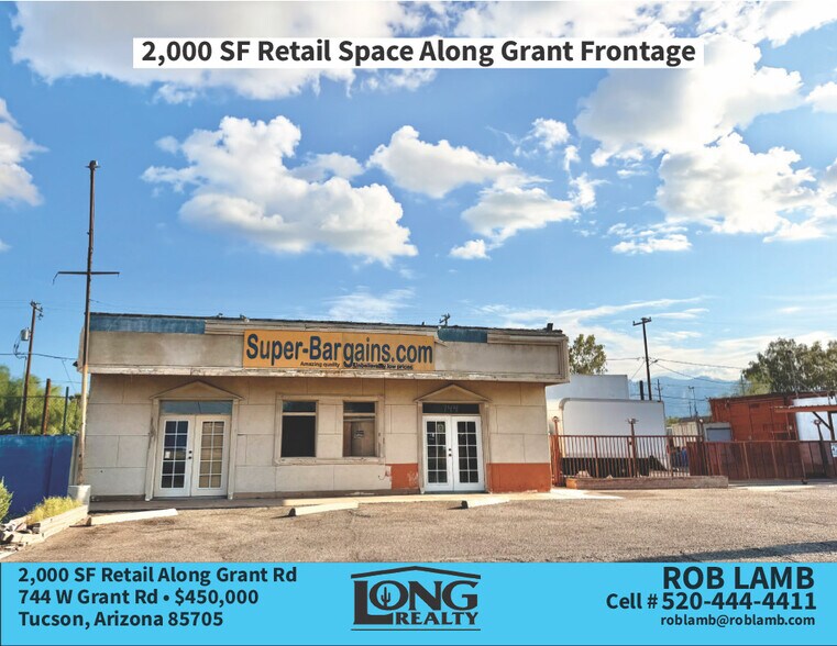 744 W Grant Rd, Tucson, AZ à vendre - Photo de l’immeuble – Image 1 sur 7