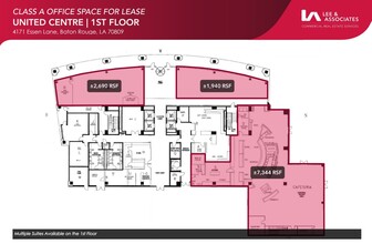 4171 Essen Ln, Baton Rouge, LA à louer Plan d’étage– Image 1 sur 1