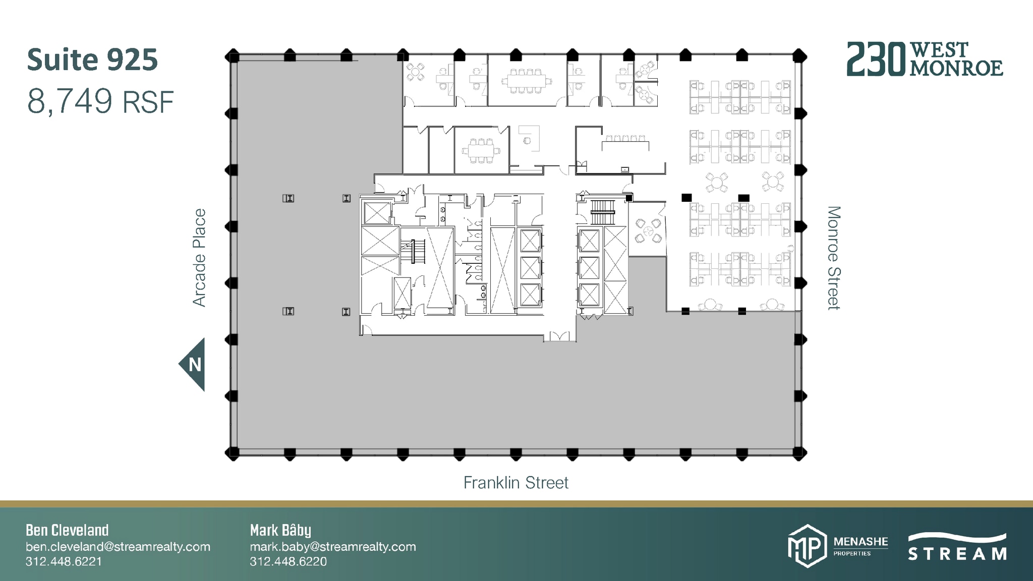 230 W Monroe St, Chicago, IL à louer Plan d’étage– Image 1 sur 1