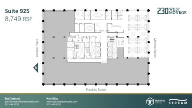 230 W Monroe St, Chicago, IL à louer Plan d’étage– Image 1 sur 1