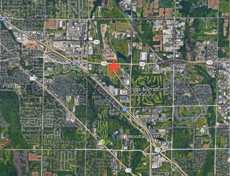 Brown Deer Road & 124th St St, Menomonee Falls, WI à vendre - Aérien – Image 2 sur 2