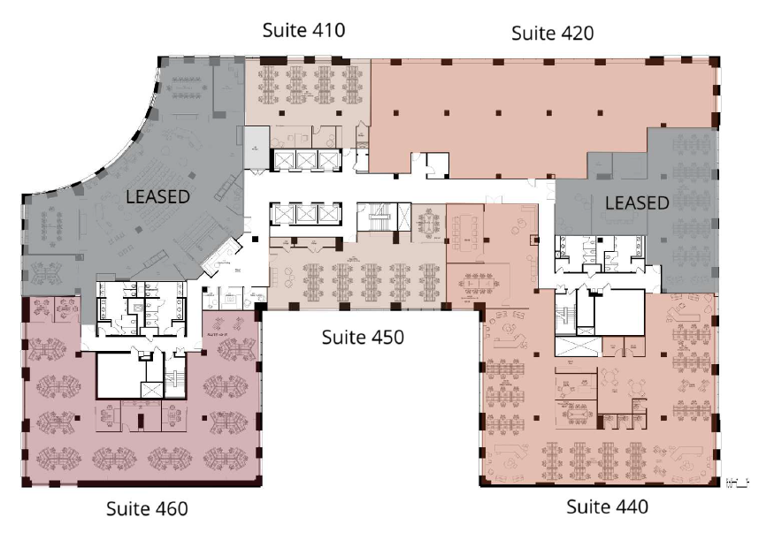 2300 N St NW, Washington, DC à louer Plan d’étage– Image 1 sur 1