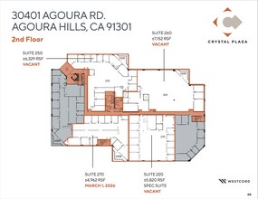 30401 Agoura Rd, Agoura Hills, CA à louer Plan d’étage– Image 1 sur 1