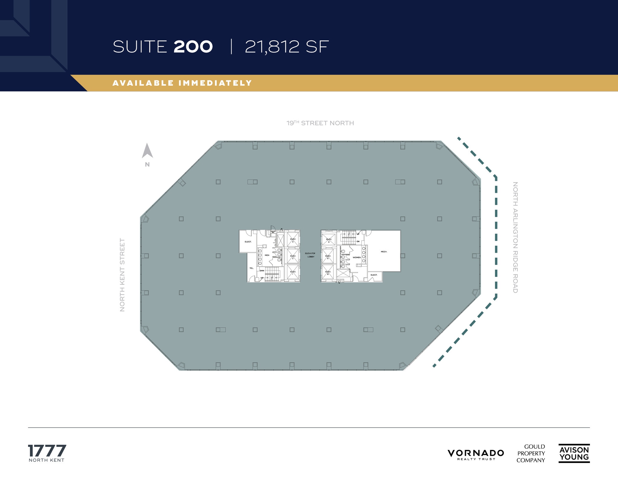 1777 N Kent St, Arlington, VA à louer Plan d’étage– Image 1 sur 1