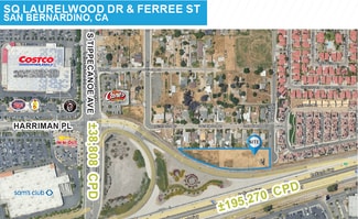Plus de détails pour SQ Laurelwood Dr & Ferrre St, San Bernardino, CA - Terrain à louer