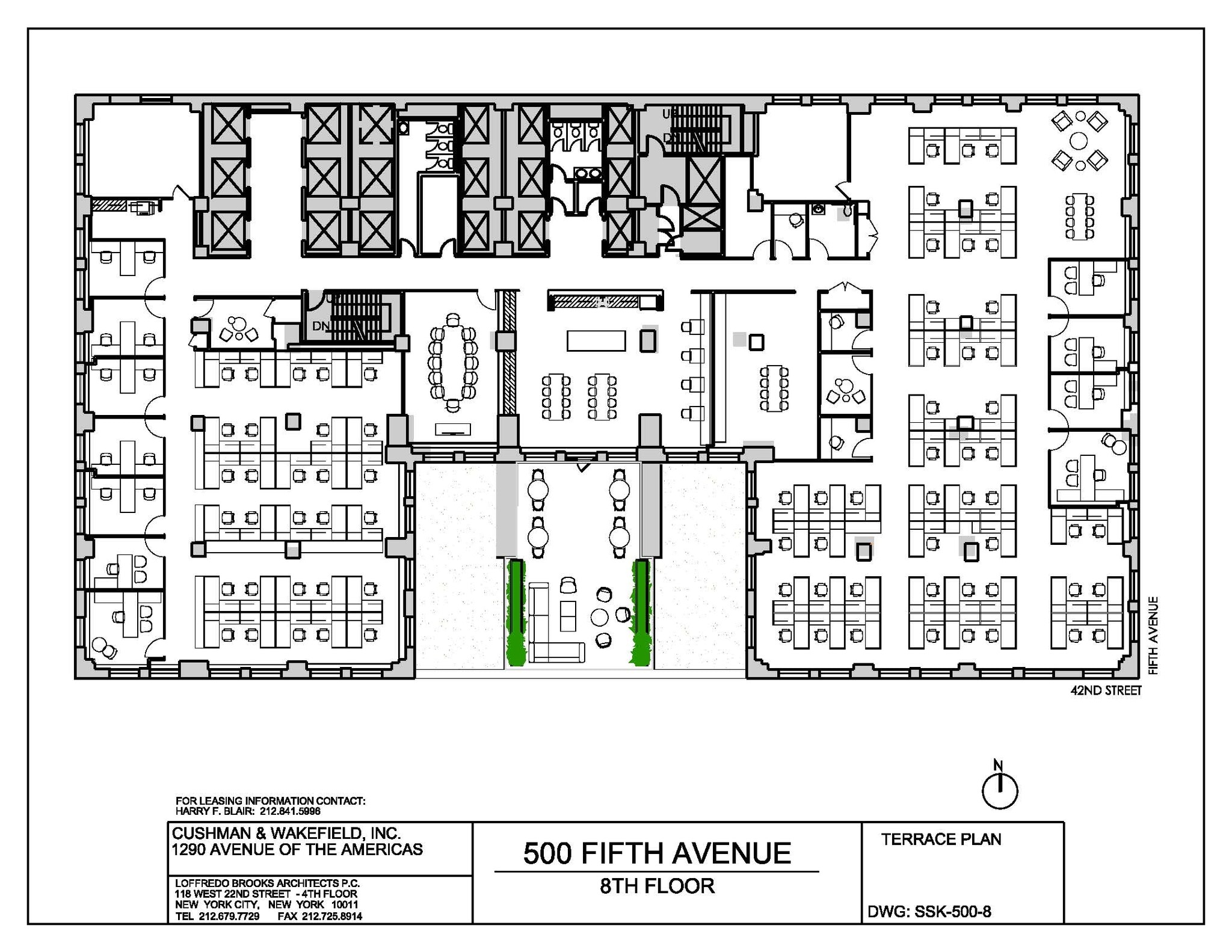 500 Fifth Ave, New York, NY à louer Plan d’étage– Image 1 sur 2