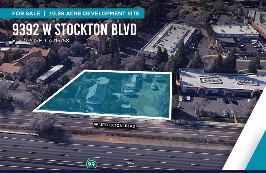 9392 W Stockton Blvd, Elk Grove, CA à vendre - Aérien – Image 2 sur 3