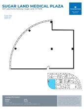 1327 Lake Pointe Pky, Sugar Land, TX à louer Plan d’étage– Image 1 sur 1