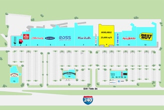 1401 SW 74th St, Oklahoma City, OK à louer Plan de site– Image 2 sur 2