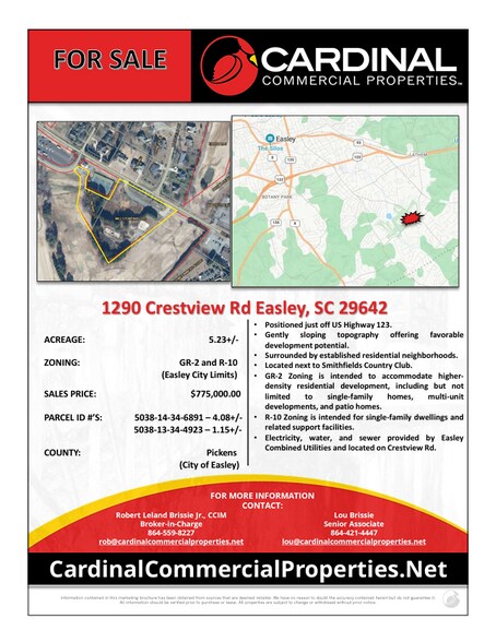 1290 Crestview Rd, Easley, SC à vendre - Photo de l’immeuble – Image 2 sur 2