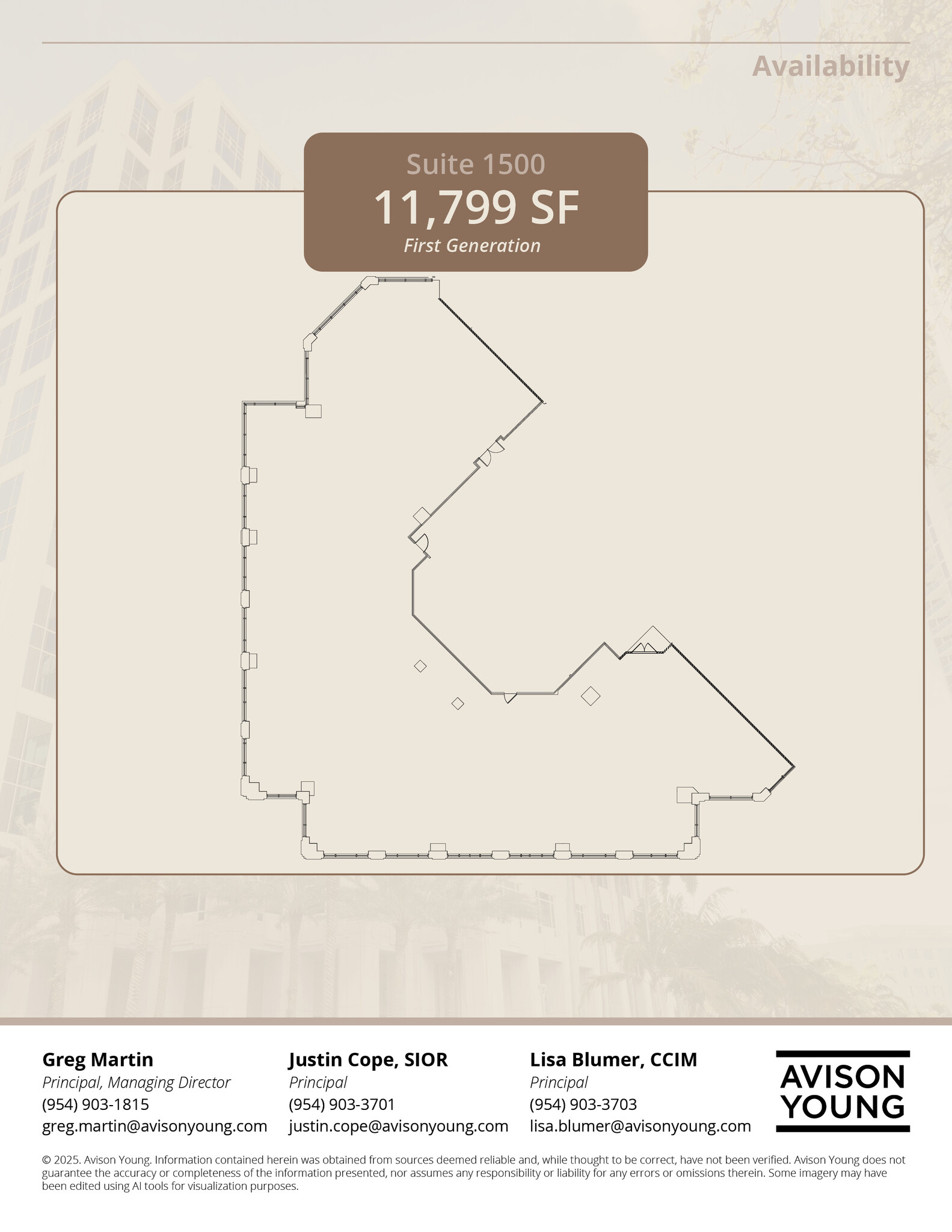 200 E Las Olas Blvd, Fort Lauderdale, FL à louer Plan d’étage– Image 1 sur 1