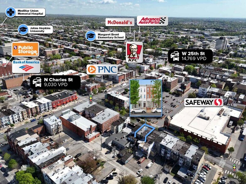Auction - 2422-24 N Charles | 89% Occ. portefeuille de 2 biens à vendre sur LoopNet.fr - Photo de l’immeuble – Image 2 sur 11