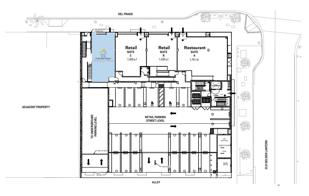24722 Del Prado, Dana Point, CA à louer Plan d’étage– Image 1 sur 1