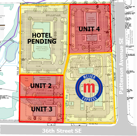 3531 Patterson Ave SE, Kentwood, MI à louer Plan de site– Image 1 sur 5