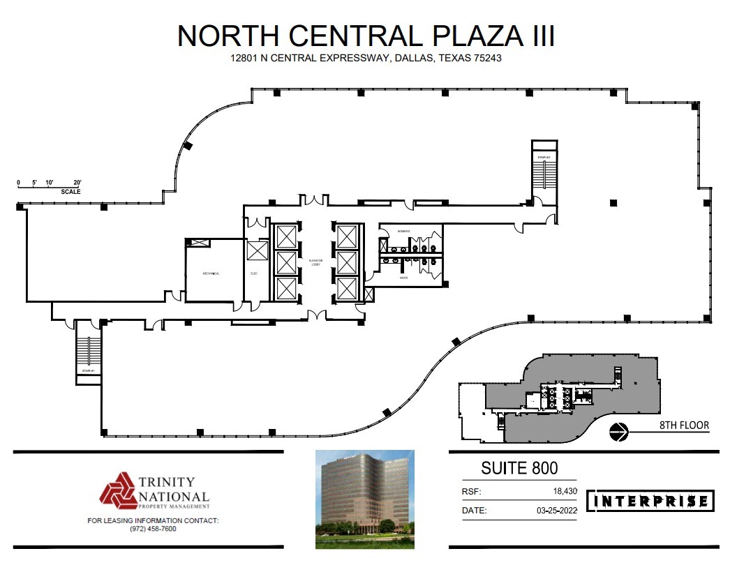 12801 N Central Expy, Dallas, TX à louer Plan d’étage– Image 1 sur 1