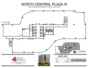 12801 N Central Expy, Dallas, TX à louer Plan d’étage– Image 1 sur 1