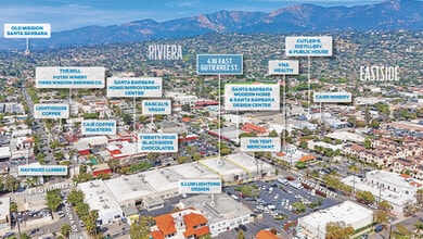 436 E Gutierrez St, Santa Barbara, CA - Vue aérienne  vue de carte - Image1