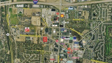 W Dublin Granville Rd, Dublin, OH - Vue aérienne  vue de carte