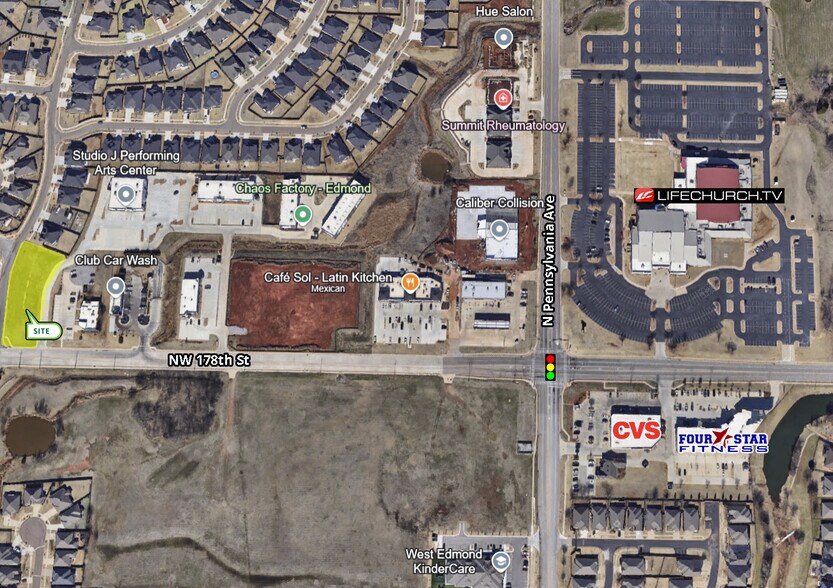 NW 178th St & N Pennsylvania Ave, Edmond, OK à vendre - Aérien – Image 2 sur 2