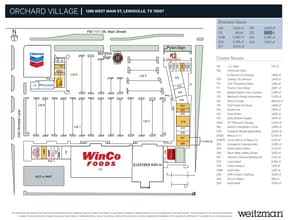 1280-1288 W Main St, Lewisville, TX à louer Plan de site– Image 1 sur 1