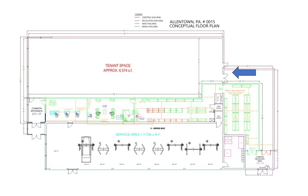 1901 Macarthur Rd, Whitehall, PA à louer Plan d’étage– Image 1 sur 2