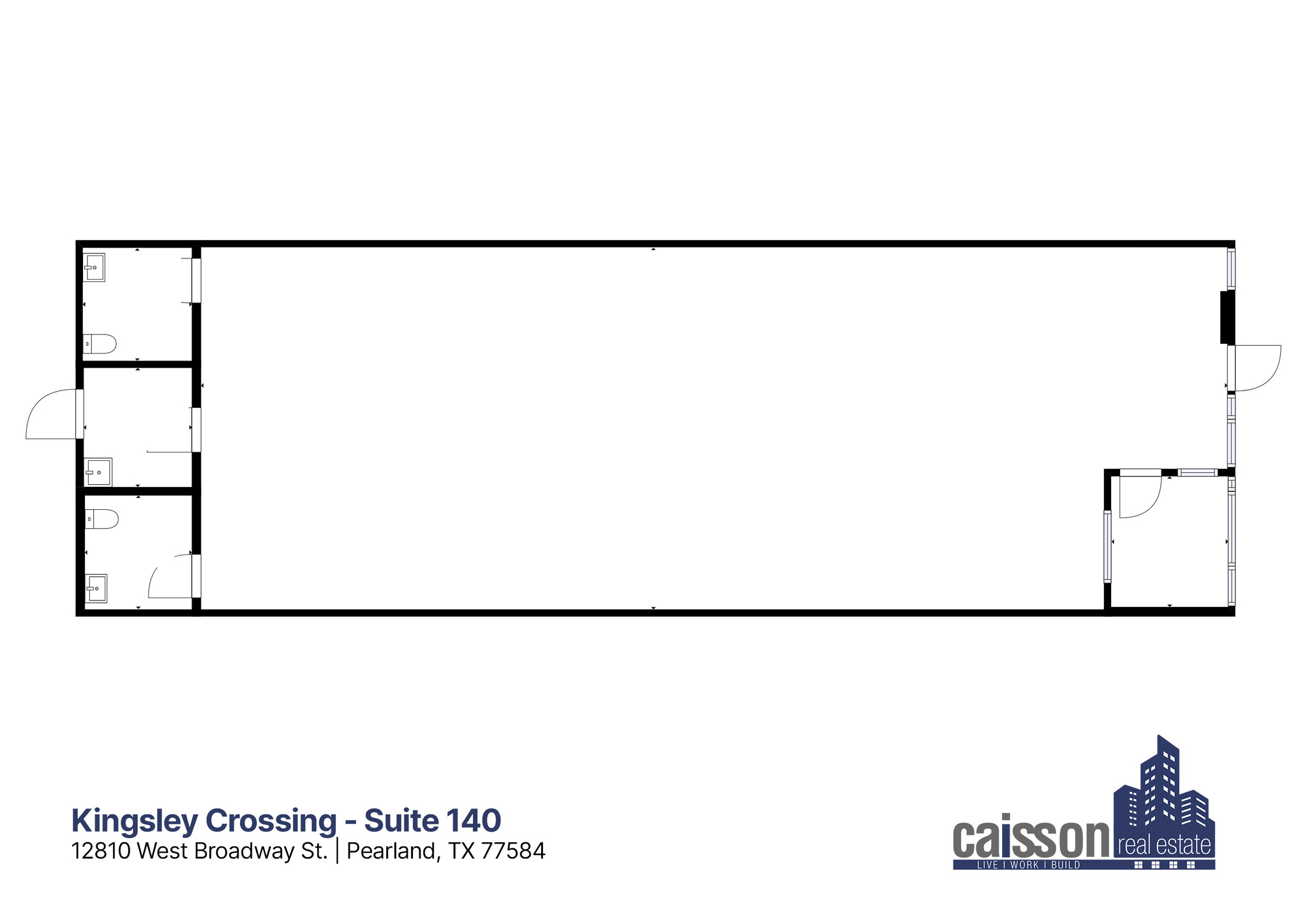 12810 W Broadway St, Pearland, TX à louer Plan d’étage– Image 1 sur 5