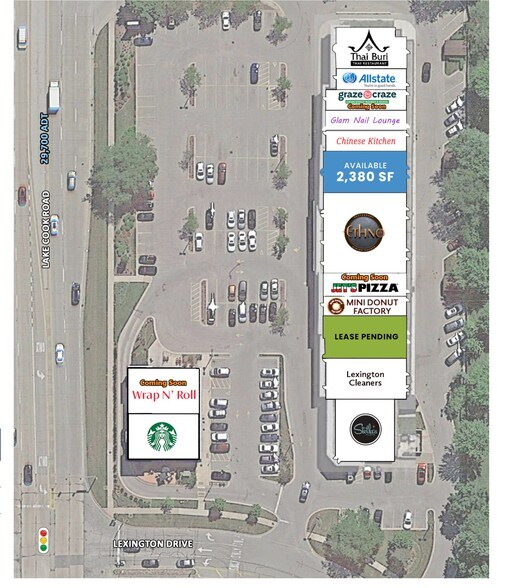 1041-1083 Lake Cook Rd, Wheeling, IL à louer - Photo de l’immeuble – Image 2 sur 2