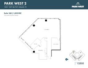 1501-1507 Lyndon B Johnson Fwy, Dallas, TX à louer Plan d’étage– Image 1 sur 1
