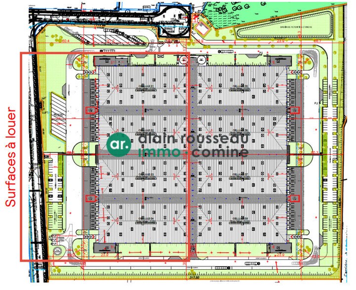 Industriel/Logistique dans Saint-Léger-de-Linières à louer - Plan de site – Image 3 sur 9