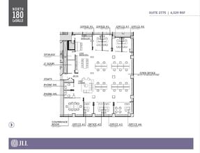 180 N LaSalle St, Chicago, IL à louer Plan d’étage– Image 1 sur 1
