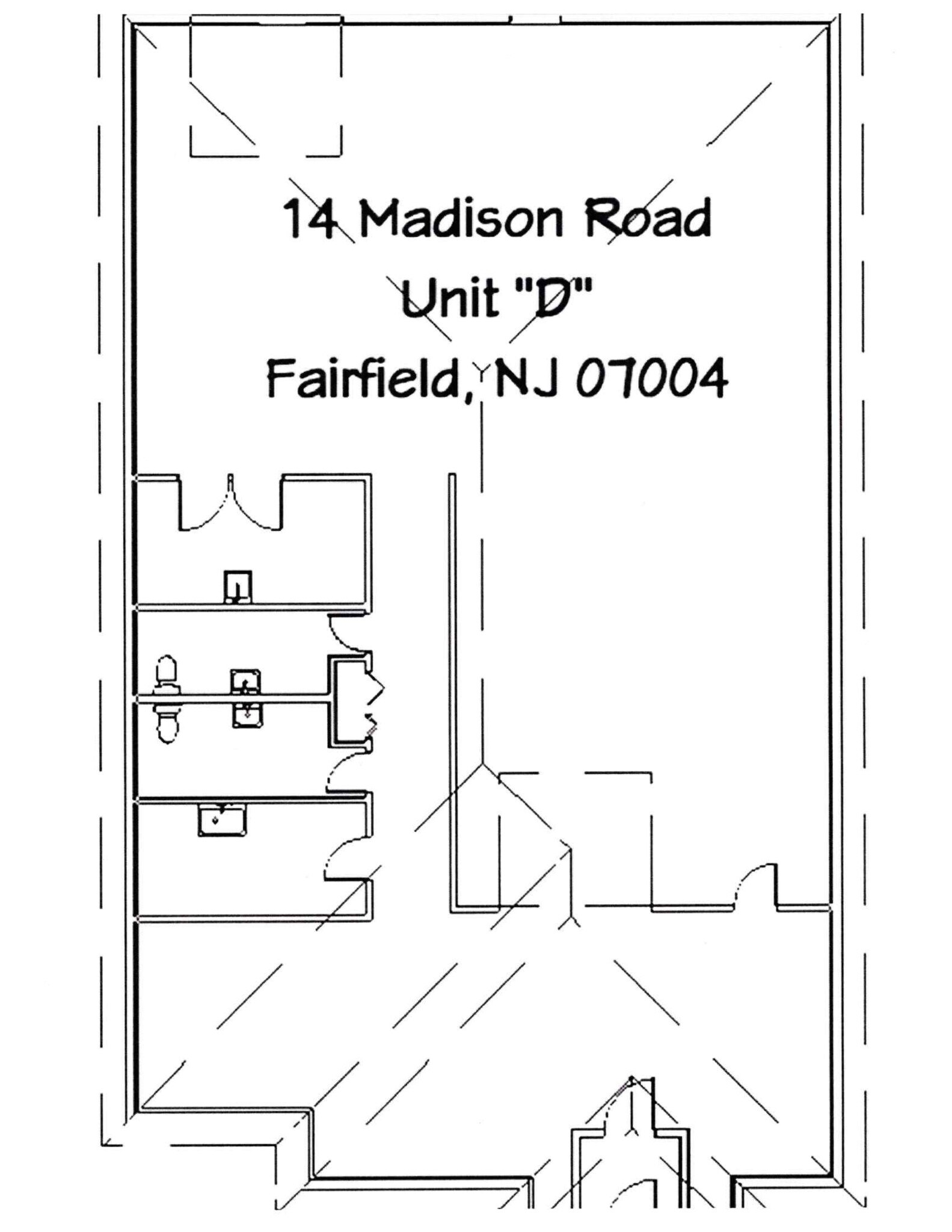 14 Madison Rd, Fairfield, NJ à louer Plan de site– Image 1 sur 1