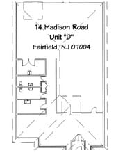 14 Madison Rd, Fairfield, NJ à louer Plan de site– Image 1 sur 1