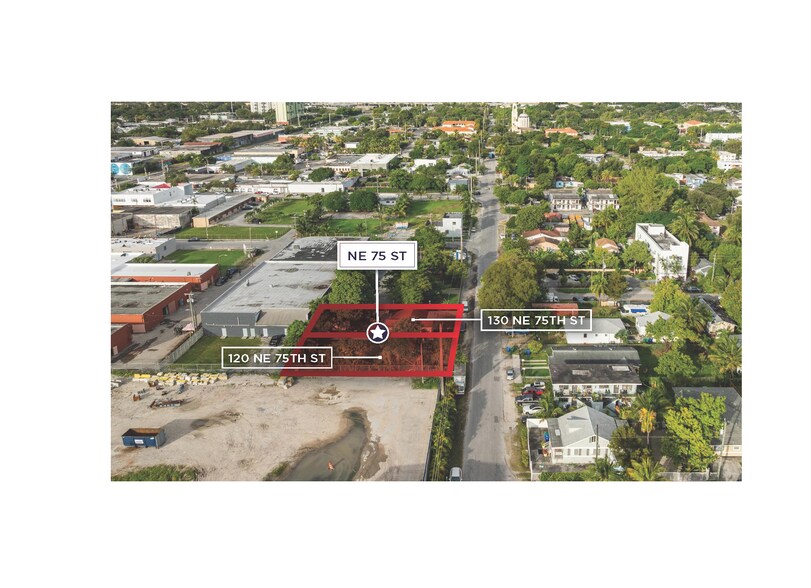 120-130 NE 75th St, Miami, FL à vendre - Aérien – Image 1 sur 6