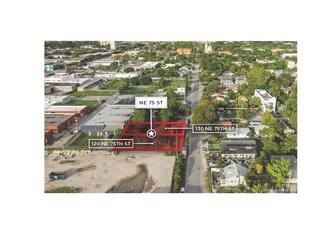 Plus de détails pour 120-130 NE 75th St, Miami, FL - Terrain à vendre
