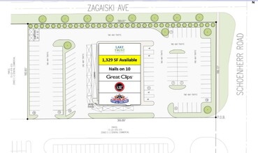 25377-25397 Schoenherr Rd, Warren, MI à louer Plan d’étage– Image 2 sur 2